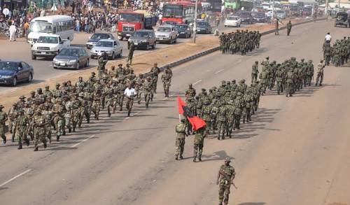 Panic in Imo As Army Begins Seven-Day Show-Of-Force To Nab IPOB, ESN Operatives