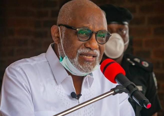BREAKING: Amid death rumours, Governor Akeredolu arrives Nigeria from Germany