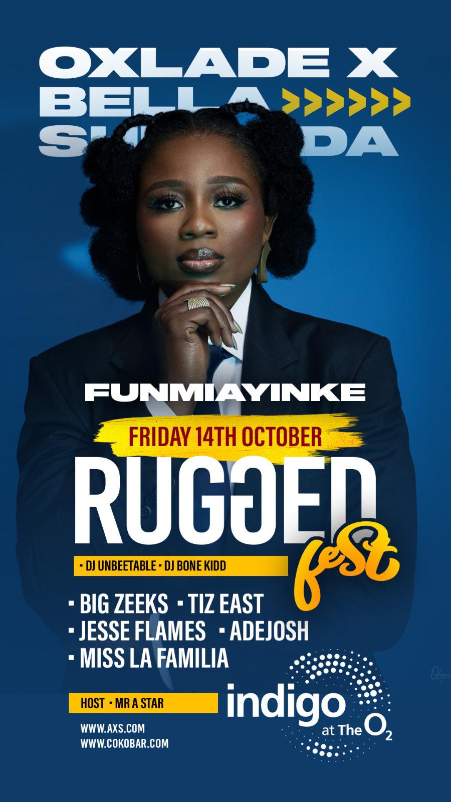 Inspirational Musician, Funmi Ayinke To Shut Down United Kingdom For Rugged Fest