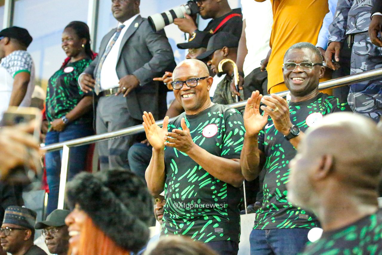 PICTORIAL: Obi commends Super Eagles despite draw against Zimbabwe