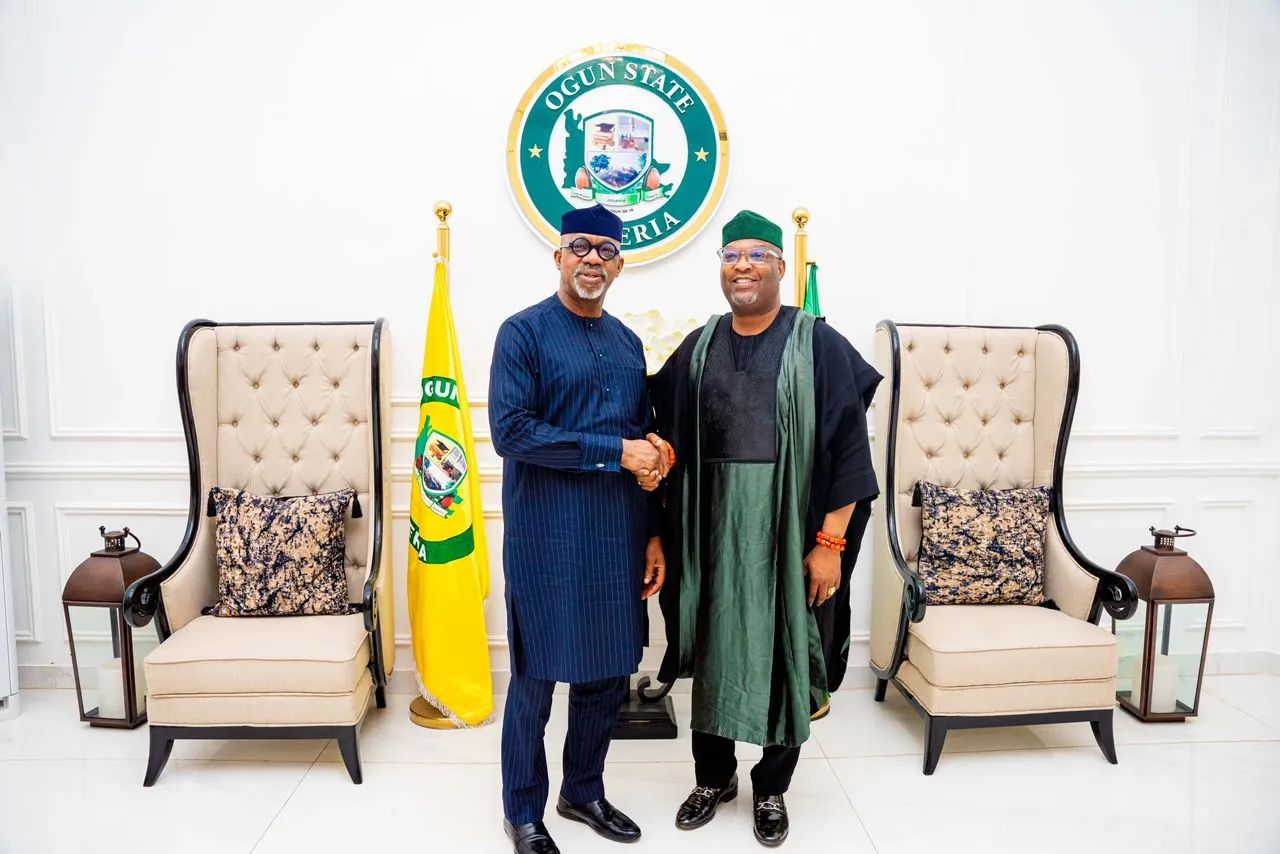 Ogun State Governor Dapo Abiodun Salutes Adron Homes Boss Aare Adetola EmmanuelKing at 50