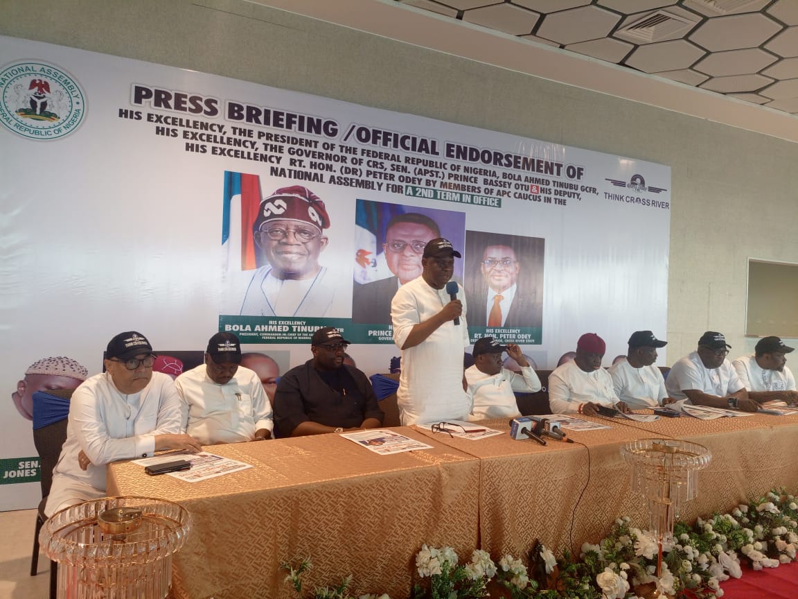 2027: Cross River APC N’Assembly caucus backs Tinubu, Otu for second term