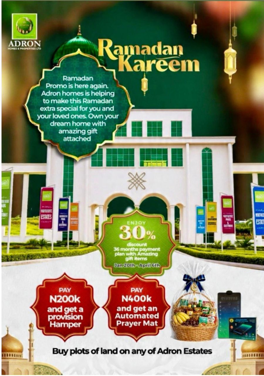 Adron Homes Introduces Special Ramadan Offer with Discounts and Gift Rewards
